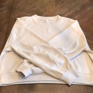 Lululemon 12 crewneck sweatshirt white Opal I believe softstreme